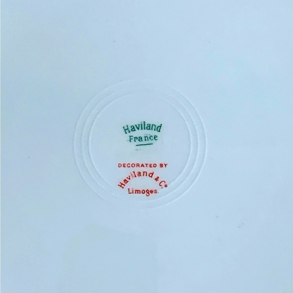 HAVILAND Co LIMOGES France Autumn Leaf Pattern Dinner Plate Thanksgiving Plate - Picture 6 of 6